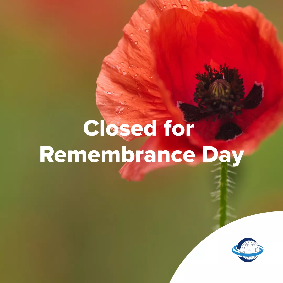 November 11th in observance of Remembrance Day